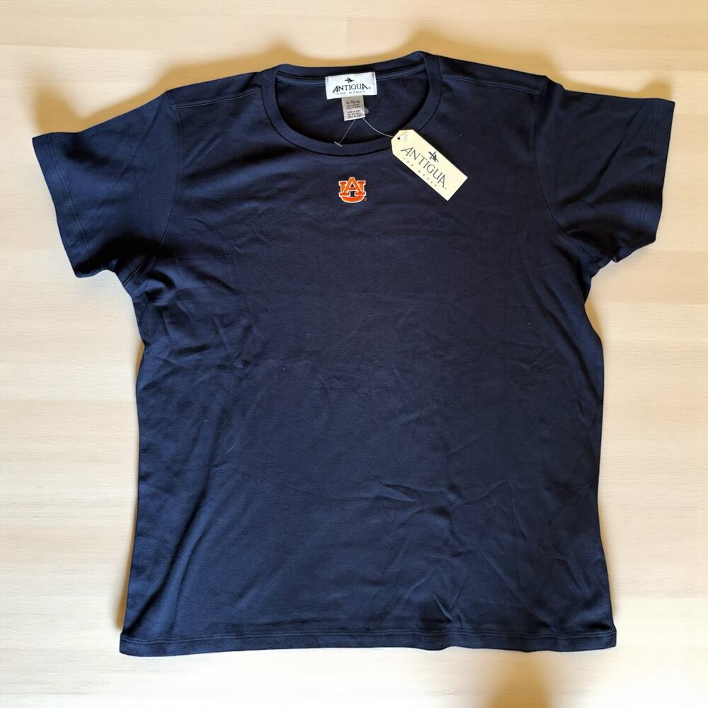 NEW Auburn T Shirt Navy Orange XL